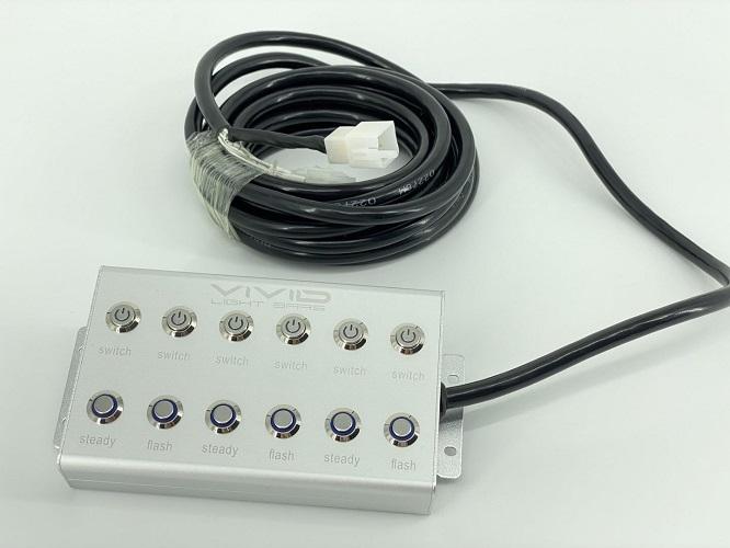 New Switch Control Panel 12V/24V Electronic Relay System Circuit Control Box Waterproof Fuse Relay Box Wiring Harness Assemblies-Accessories-Vivid Light Bars