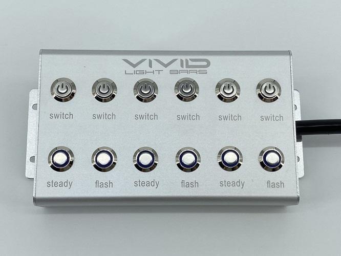 New Switch Control Panel 12V/24V Electronic Relay System Circuit Control Box Waterproof Fuse Relay Box Wiring Harness Assemblies-Accessories-Vivid Light Bars