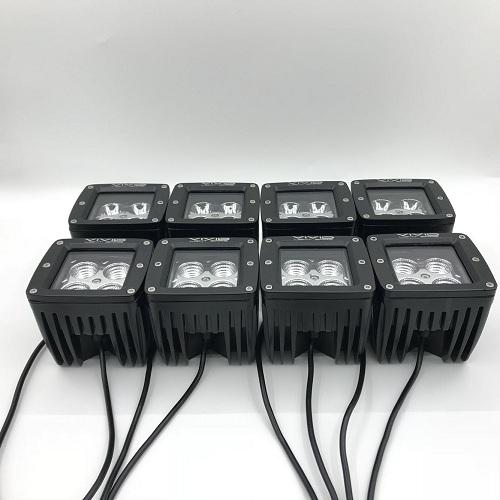 Package of 1 Dual Color Light Bar & 8 Pack 3.2 Inch 20W LED Pods-Vivid Light Bars