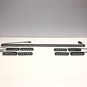 Package of 1 Ultra-thin Single Row Slim Warning Strobe LED Light Bar & 4/6/8 Pack 7" 18W LED Lights-Vivid Light Bars