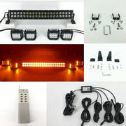 Package of 1/2 Dual Color Light Bar & 4/6/8 Pack 3.75" Ditch CREE Pods-New Arrival-Vivid Light Bars