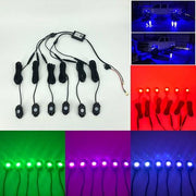 RGB+W Rock lights for trucks (6 packs) - Vivid Light Bars