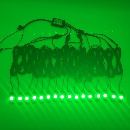 rgb rock lights (16 packs ) - Vivid Light Bars