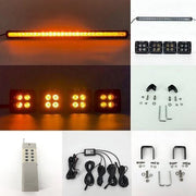 Package of 1 Single Row 4D Lens Dual Color Light Bar & 4 Pack 3.2 Inch 20W LED Pods-Vivid Light Bars