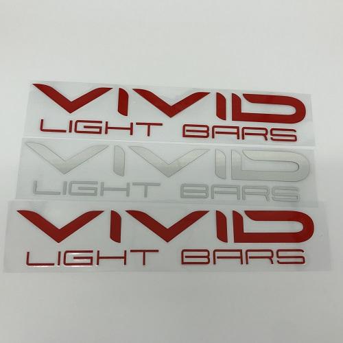 Vivid Light Bars Decals/Window stickers-Vivid Light Bars