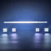 Package of 1 Single Row Dual Color Light Bar & 2 Pack 3.75“ 48W side shooter ditch LED Pods + 2 Pack 3.2'' 20W LED Pods-Vivid Light Bars